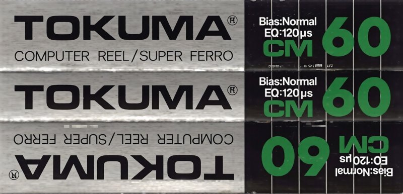 Compact Cassette Tokuma CM 60 Type I Normal 1984 Japan