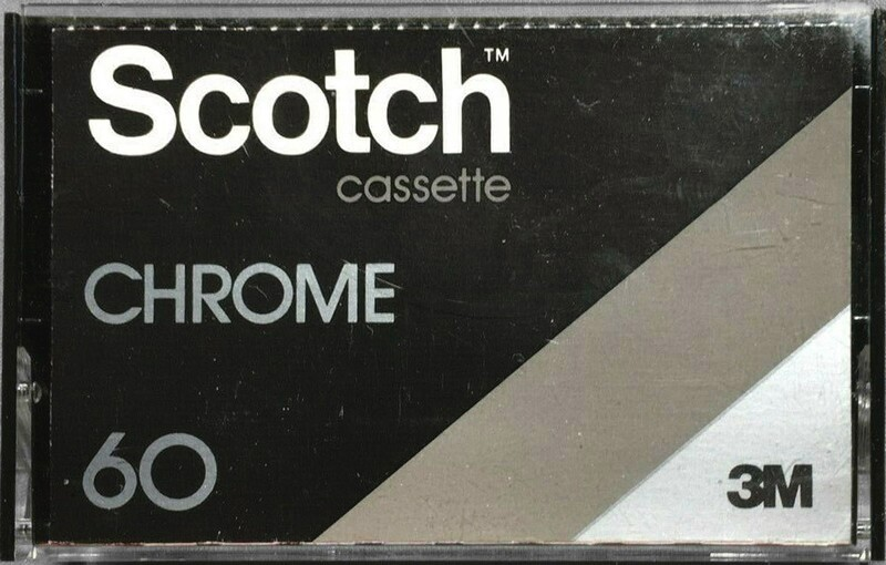 Compact Cassette Scotch Chrome 60 Type II Chrome 1981 Europe