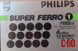 Compact Cassette Philips Super Ferro 60 Type I Normal 1979 Latin America