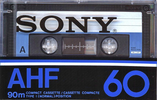 Compact Cassette Sony AHF 60 Type I Normal 1978 North America