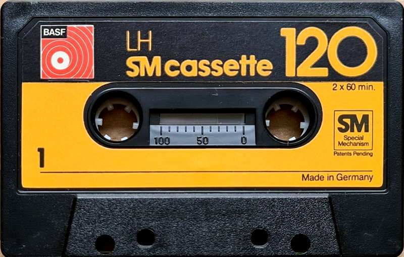 Compact Cassette BASF LH 120 Type I Normal 1976 Europe