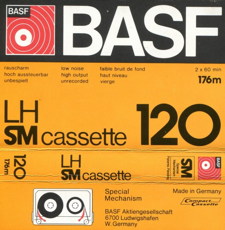 Compact Cassette BASF LH 120 Type I Normal 1976 Europe