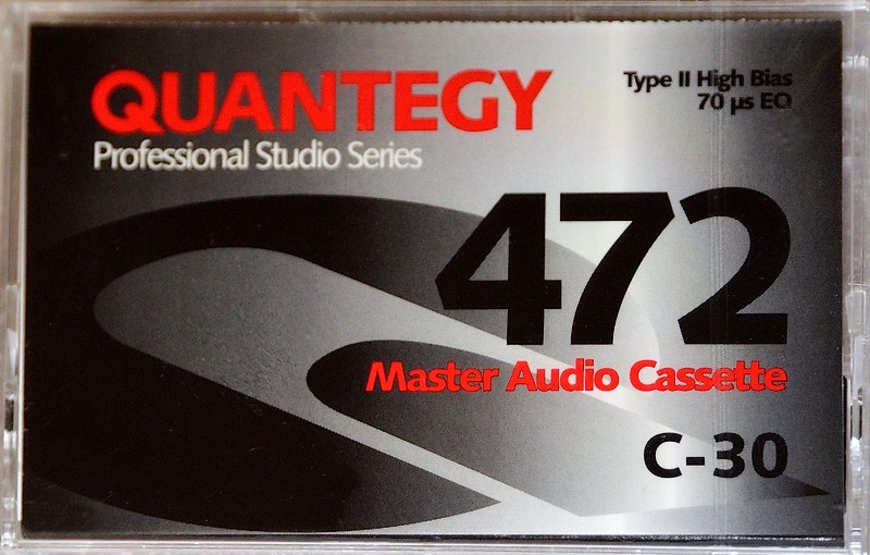 Compact Cassette Quantegy 472 30 Type II Chrome 1996 USA