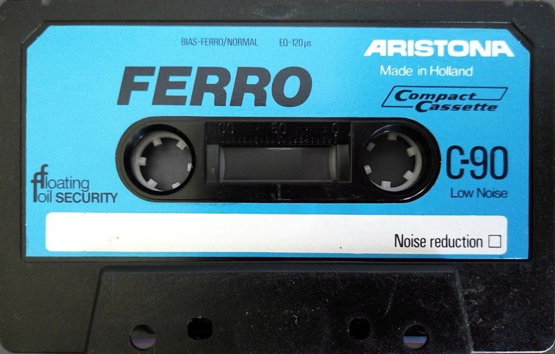 Compact Cassette Aristona Ferro 90 Type I Normal 1978 Europe
