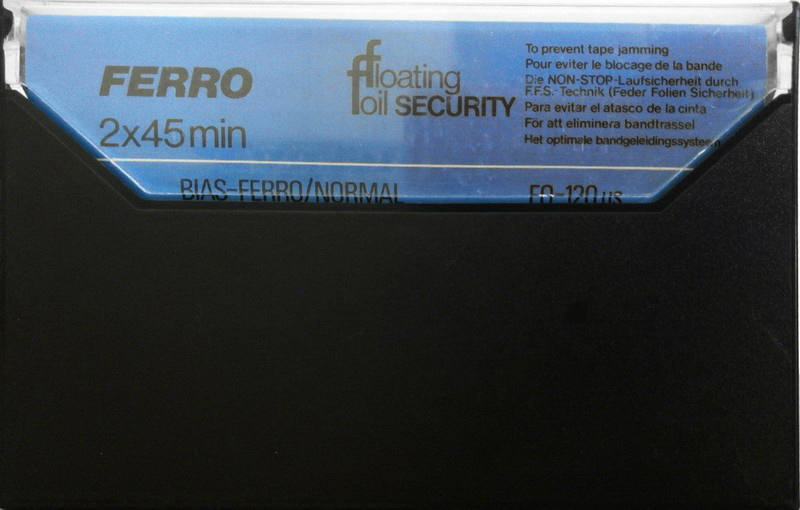 Compact Cassette Aristona Ferro 90 Type I Normal 1978 Europe