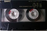 Compact Cassette Smat CD IV 46 Type IV Metal South Korea