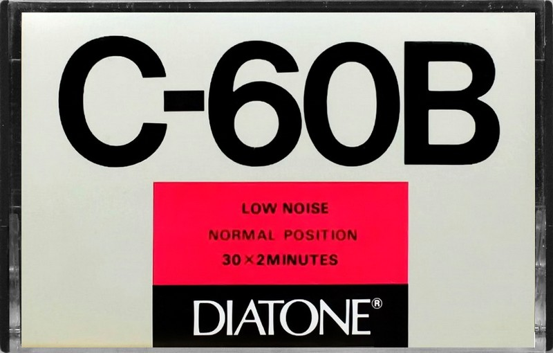 Compact Cassette Diatone B 60 Type I Normal 1979 Japan
