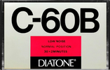 Compact Cassette Diatone B 60 Type I Normal 1979 Japan