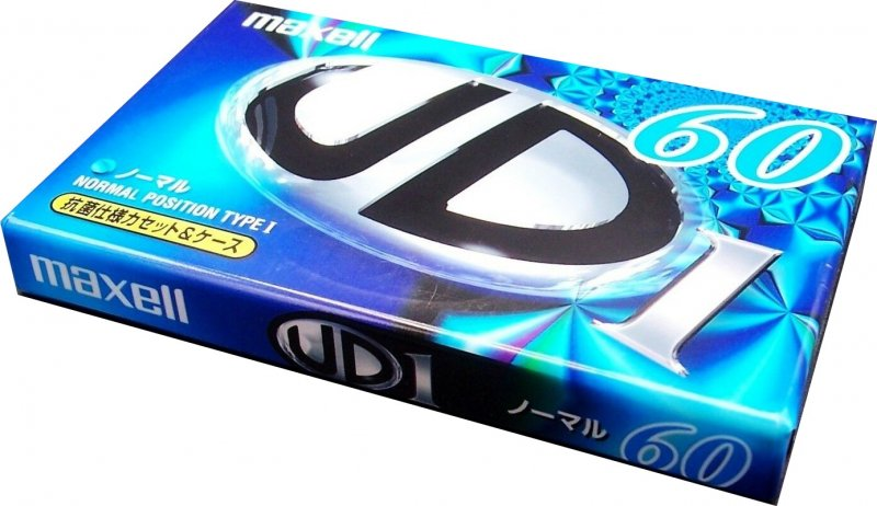 Compact Cassette Maxell UDI / UD1 60 "UD1-60M" Type I Normal 1999 Japan