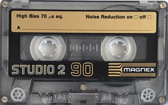 Compact Cassette Magnex Studio 2 90 Type II Chrome 1979 Europe