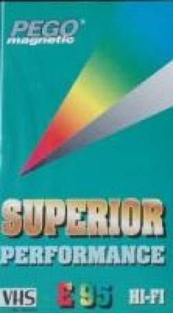 VHS, Video Home System Pego Magnetic Superior Performance 95 Type I Normal Slovenia