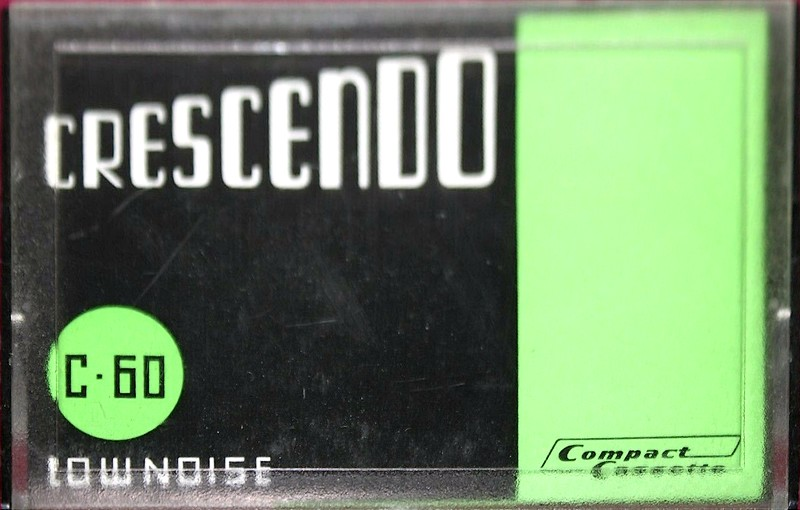 Compact Cassette Crescendo 60 Type I Normal 1974 Hong Kong