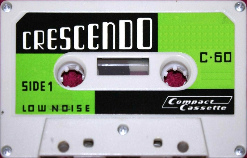 Compact Cassette Crescendo 60 Type I Normal 1974 Hong Kong