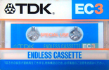 Compact Cassette TDK EC Endless 3 "EC-3N" Endless Cassette 1982 Japan