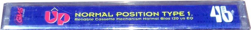 Compact Cassette GMS 46 "UP" Type I Normal Thailand