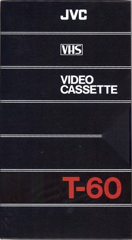 VHS, Video Home System JVC 60 "T-60" Type I Normal 1977 USA