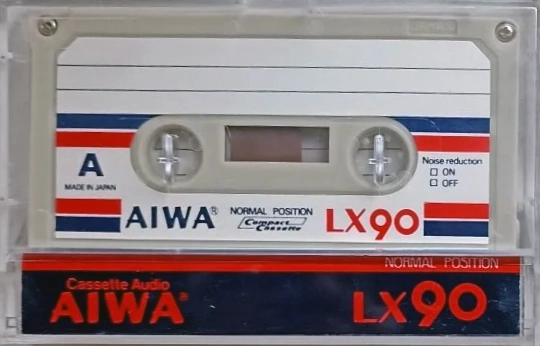 Compact Cassette Aiwa LX 90 Type I Normal 1979 Japan
