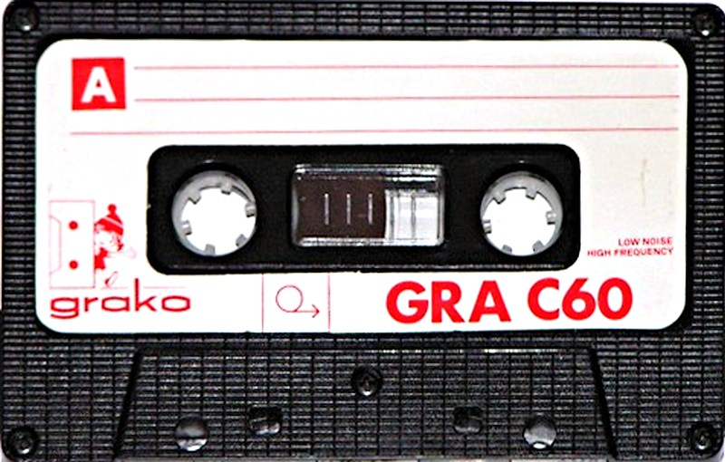 Compact Cassette Grako 60 "GRA" Type I Normal Hong Kong
