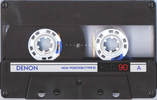 Compact Cassette Denon HD6 90 Type II Chrome 1987 Europe, USA