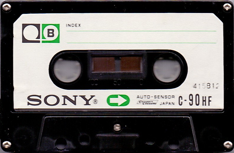 Compact Cassette Sony HF 90 Type I Normal 1972 USA