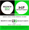 Compact Cassette Sony HF 90 Type I Normal 1972 USA