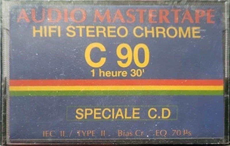 Compact Cassette Mastertape 90 Type II Chrome Europe