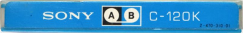 Compact Cassette Sony 120 "C-120K" Type I Normal 1971 Japan