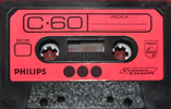 Compact Cassette Philips 60 Type I Normal Canada
