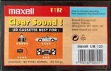 Compact Cassette Maxell UR 120 Type I Normal 2002 Europe
