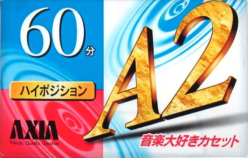 Compact Cassette AXIA A2 60 Type II Chrome 2000 Japan