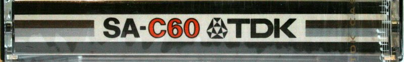 Compact Cassette TDK SA 60 Type I Normal 1977 Europe, USA