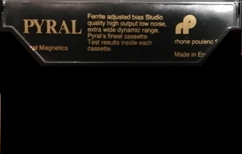 Compact Cassette Pyral 90 "Superferrite" Type I Normal 1979 UK