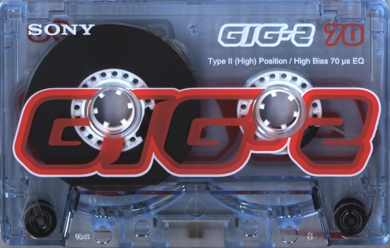 Compact Cassette Sony GIG-2 70 "C-70GIG2A" Type II Chrome 1996 Japan