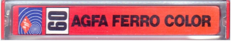 Compact Cassette AGFA Ferrocolor 60 Type I Normal 1978 Europe