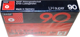 Compact Cassette BASF LH Super 90 Type I Normal 1976 Europe