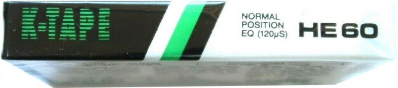 Compact Cassette K-Tape 60 "HE" Type I Normal China