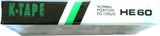 Compact Cassette K-Tape 60 "HE" Type I Normal China