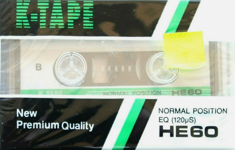 Compact Cassette K-Tape 60 "HE" Type I Normal China