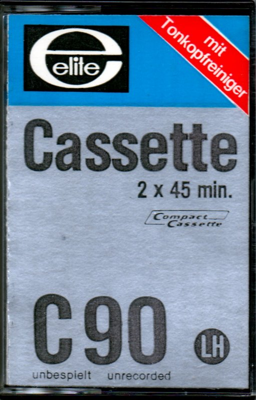 Compact Cassette Elite LH 90 Type I Normal 1976 Germany