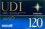 Compact Cassette Maxell UDI / UD1 120 "UD1-120(F)" Type I Normal 1992 Japan