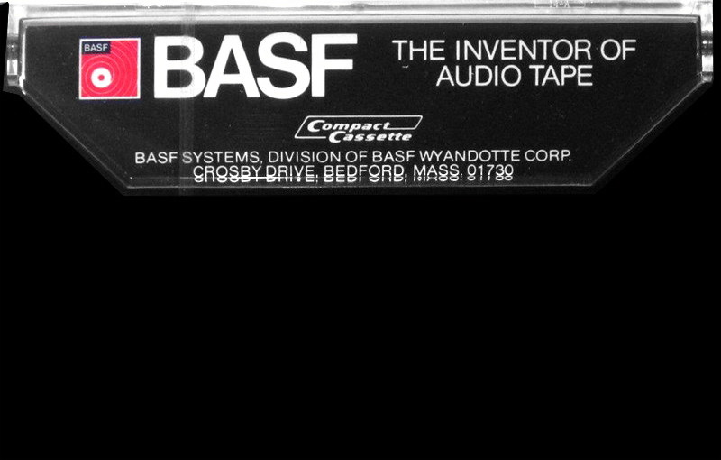 Compact Cassette BASF Chromium Dioxide 60 Type II Chrome 1976 USA