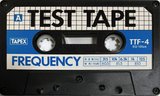 Compact Cassette Tapex TT "TTF-4 Frequency" Test Cassette 1980 Japan