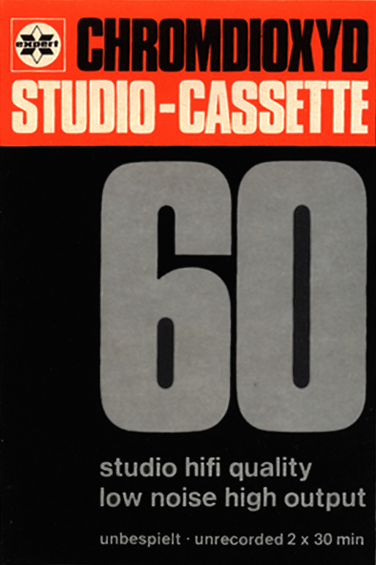 Compact Cassette Expert 60 Type II Chrome 1977 Germany