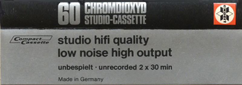 Compact Cassette Expert 60 Type II Chrome 1977 Germany