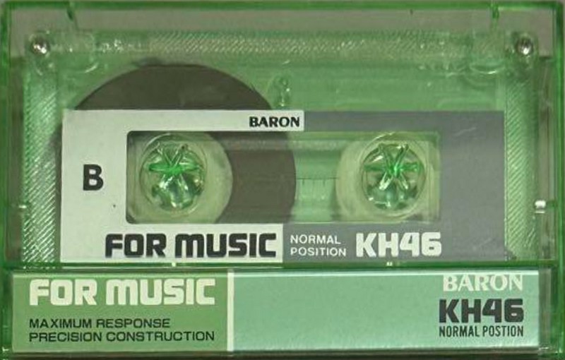 Compact Cassette Baron KH 46 "For Music" Type I Normal 1985 Japan