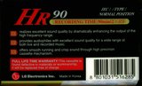 Compact Cassette LG HR 90 Type I Normal USA