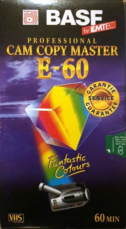 VHS, Video Home System BASF Cam Copy Master 60 Type I Normal 1998 Europe