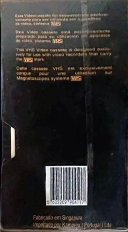 VHS, Video Home System Super ACE 180 Type I Normal Europe