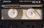 Compact Cassette Denon RD-X 74 "RD-X74N" Type I Normal 1988 Japan