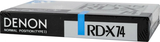 Compact Cassette Denon RD-X 74 "RD-X74N" Type I Normal 1988 Japan